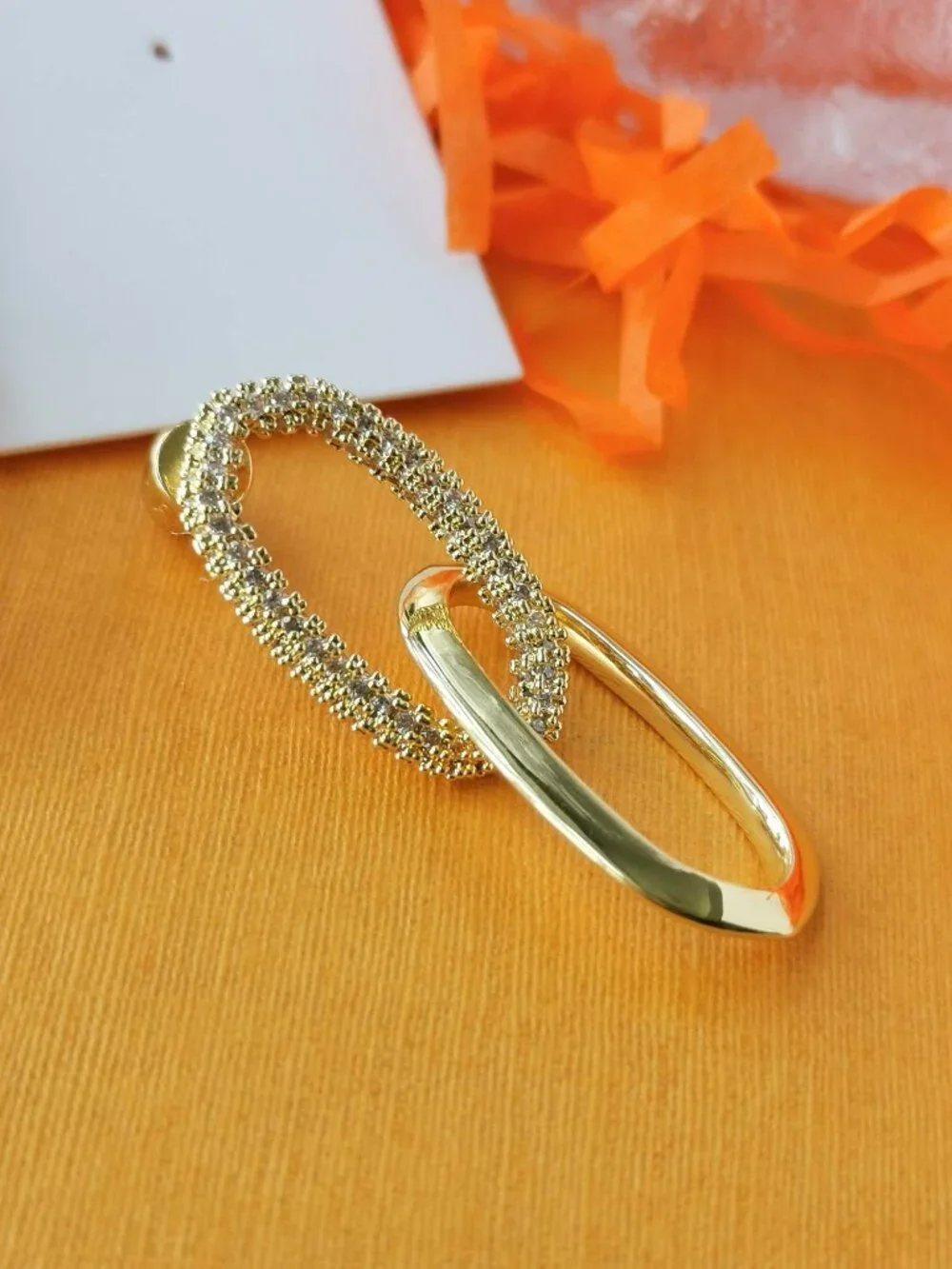Alicia Bonnie Sparkling Symphony Linked Hoop Earrings